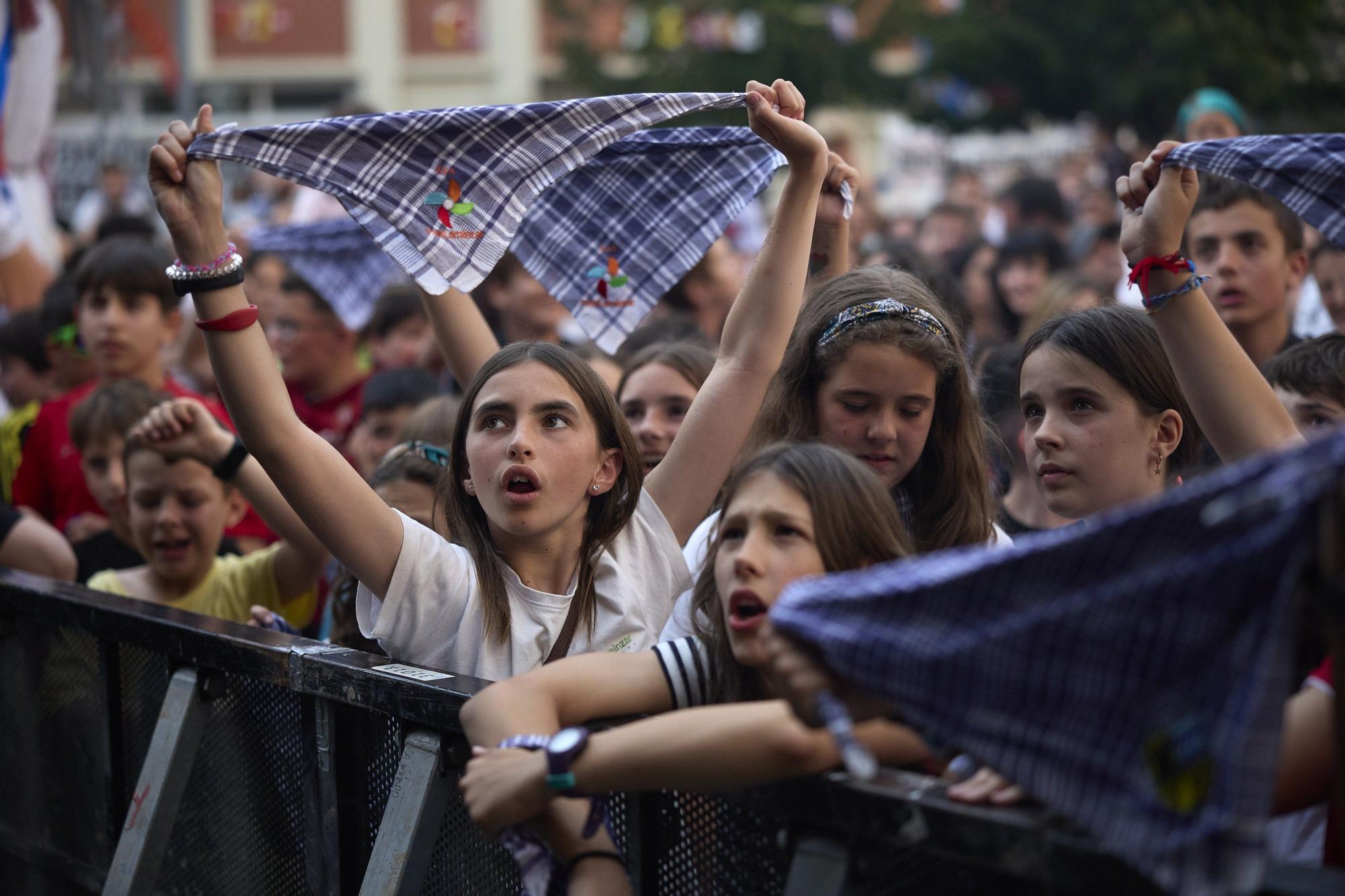 Fotos del chupinazo de la Rochapea