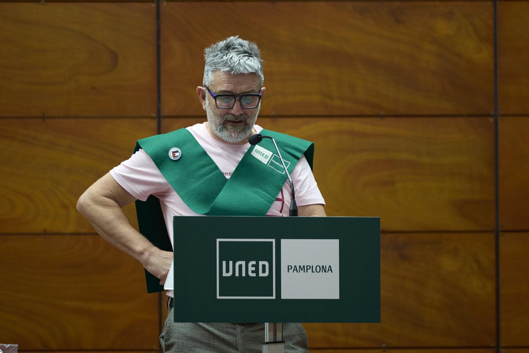 Acto de apertura del curso 2025 - 2026 en la UNED en Pamplona