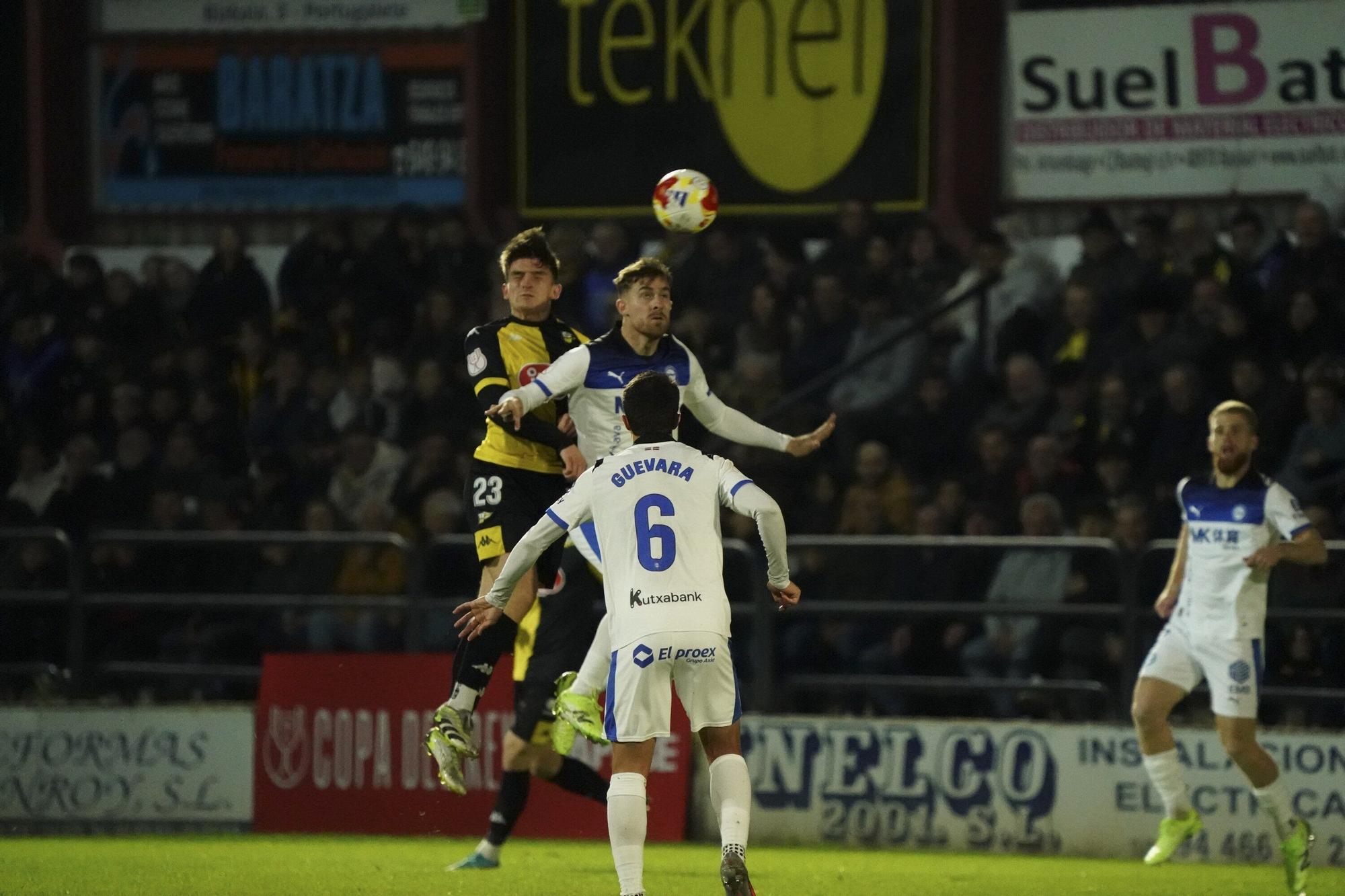 El Portugalete-Alavés, en imágenes