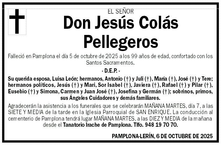 Jesús Colás Pellegeros