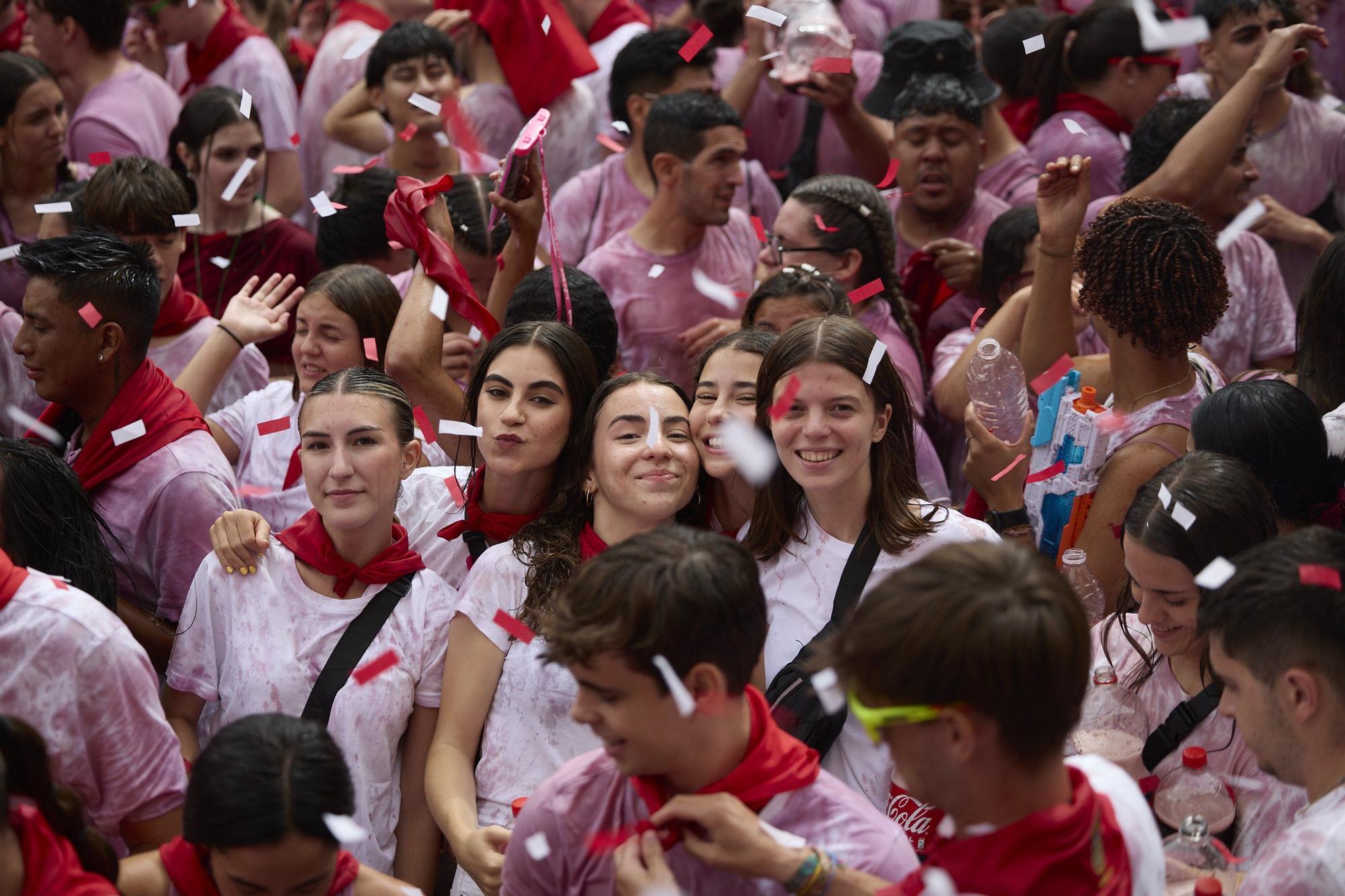 Fotos del cohete de las fiestas de Tudela 2025