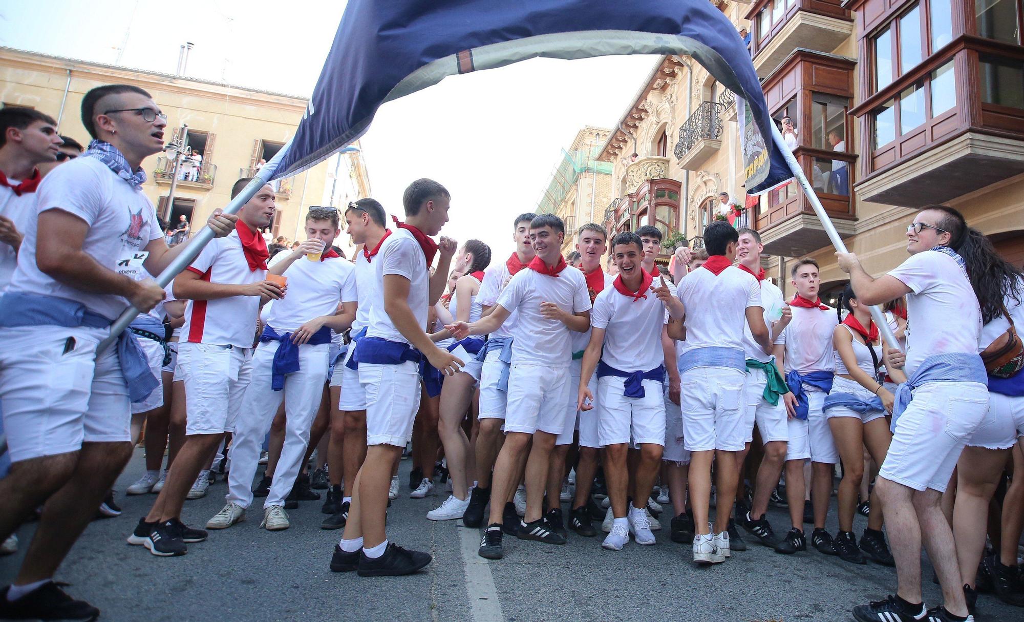Fotos del chupinazo de Tafalla