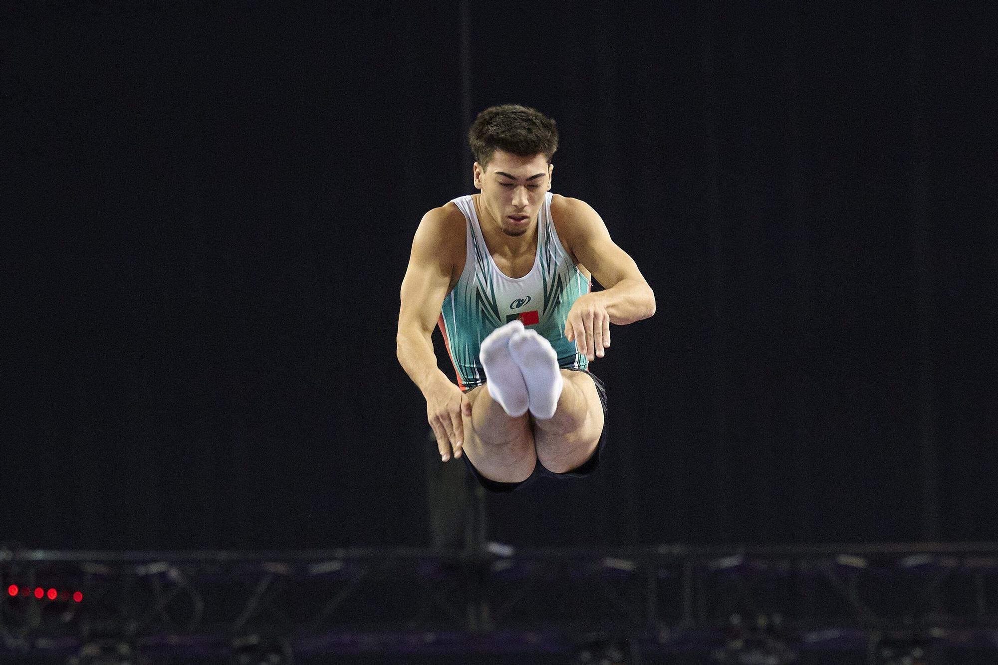 Las fotos más espectaculares del Mundial de gimnasia de trampolín en Pamplona