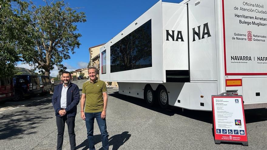 El Gobierno de Navarra acerca la Oficina Móvil de Atención Ciudadana a los municipios despoblados
