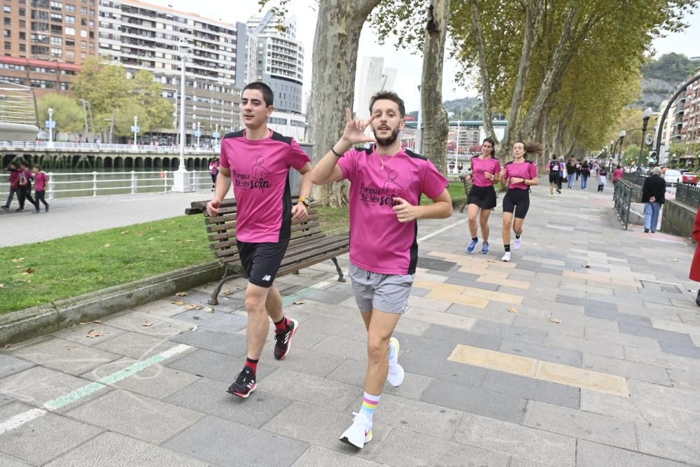 Marcha de ACAMBI contra el cáncer de mama en Bilbao