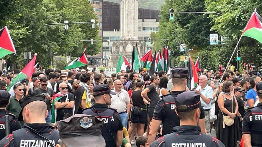 Quedan en libertad los tres detenidos en la etapa de La Vuelta en Bilbao