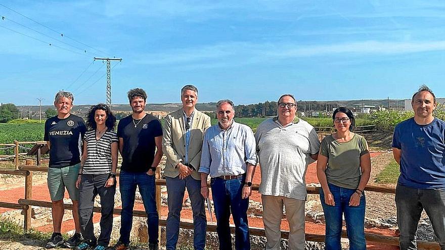 Cultura visita el Castillo de Valtierra y la Bodega romana de Funes