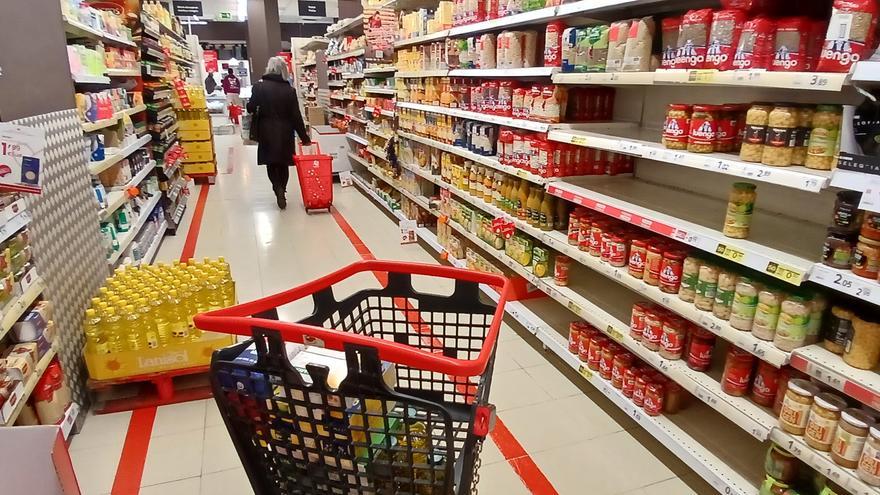 Las ventas en las grandes superficies y cadenas de alimentación de Euskadi crecen un 1,8% interanual en noviembre