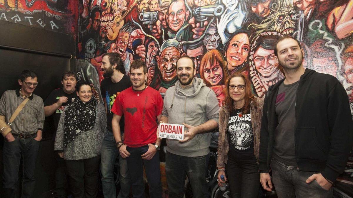 Acto de presentación a los medios de comunicación de Orbain hace diez años