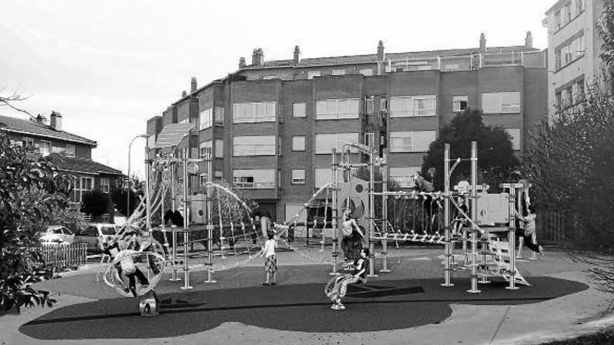 Recreación de como será el parque.