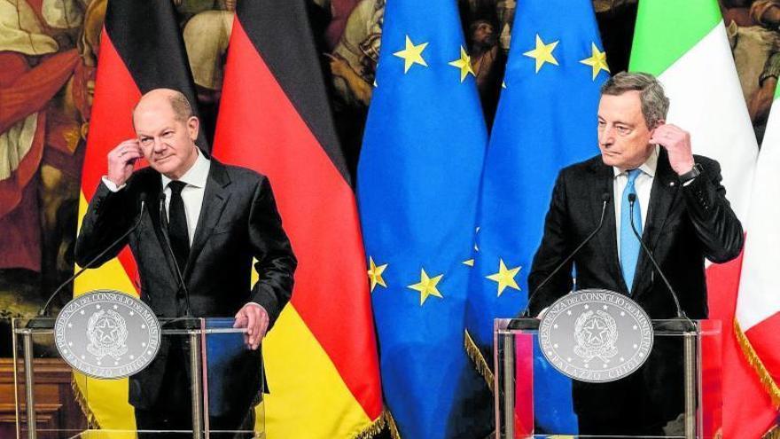 Draghi y Scholz apuestan por una mayor colaboración frente a los grandes retos