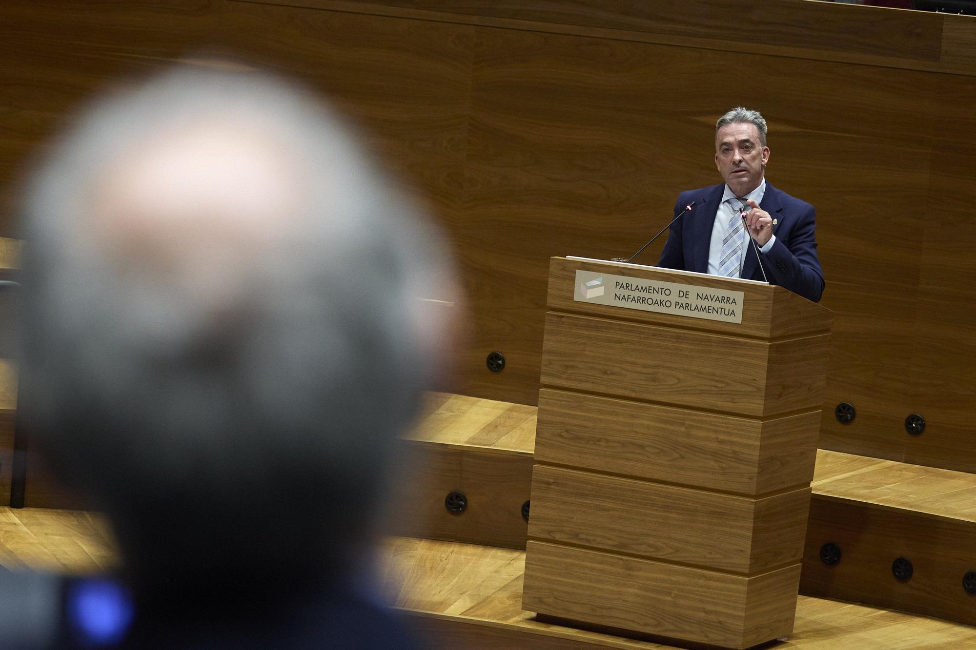 Fotos del pleno del Parlamento de Navarra del jueves 30 de octubre