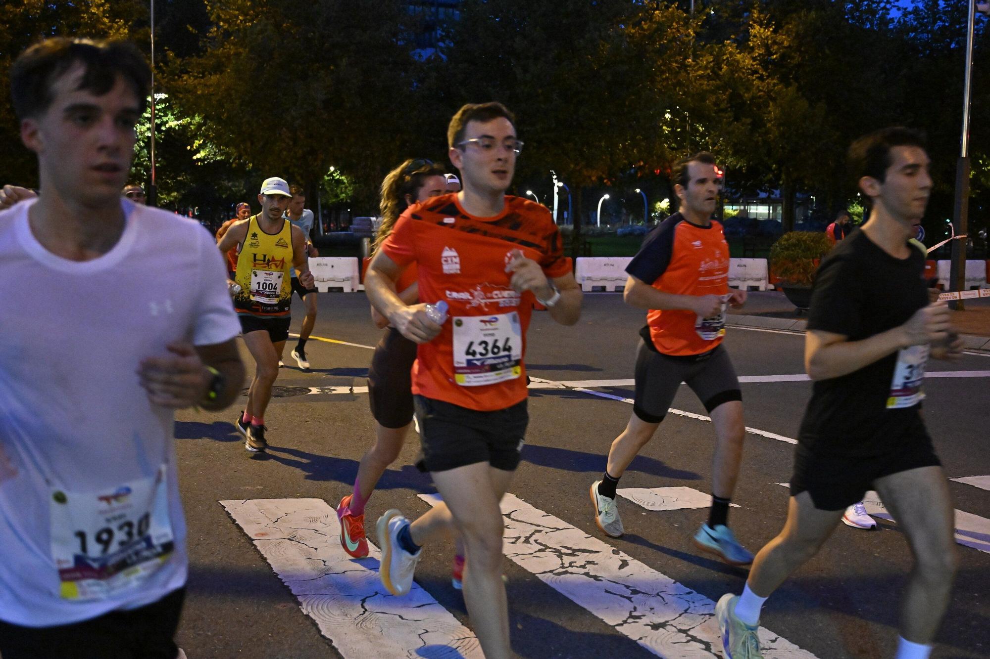 El Bilbao Night Marathon, en imágenes
