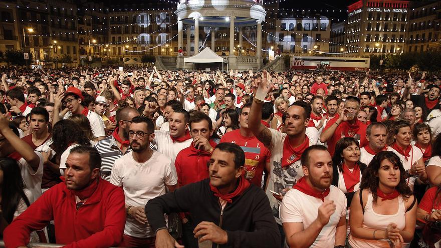Presentación de los conciertos de Sanfermines 2024 en Plaza del Castillo y Plaza Compañía