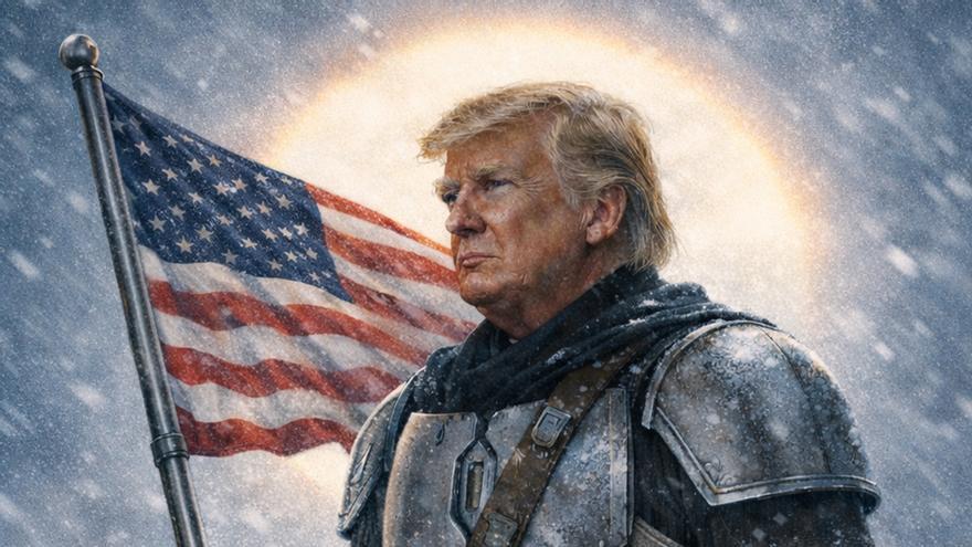 La Casa Blanca convierte a Trump en el Mandaloriano para celebrar el Día de Star Wars