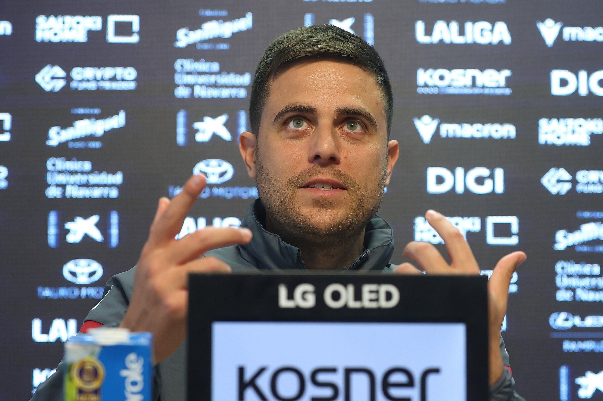 Fotos del entrenamiento de Osasuna y de la rueda de prensa de Lisci de este viernes 28 de noviembre