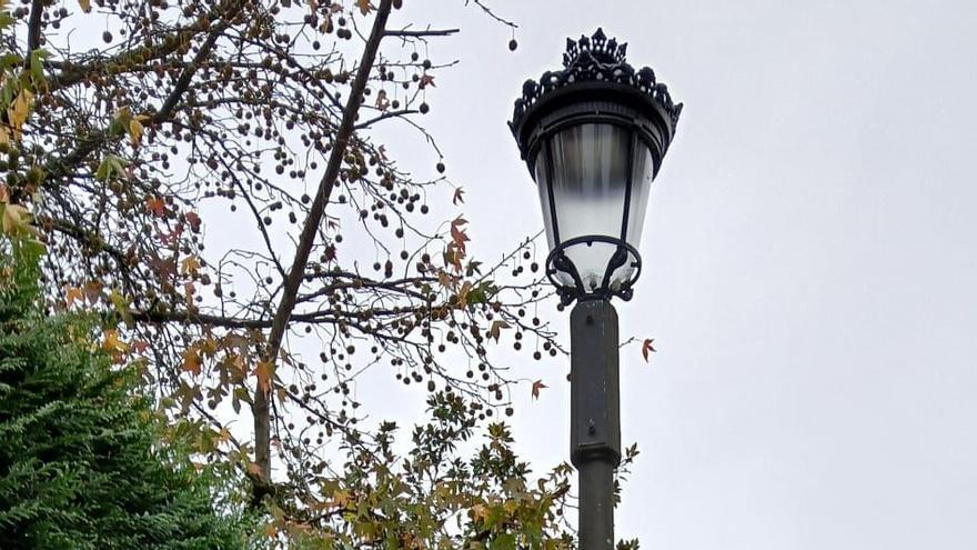 Balmaseda renueva los puntos  de luz del paseo de la Magdalena