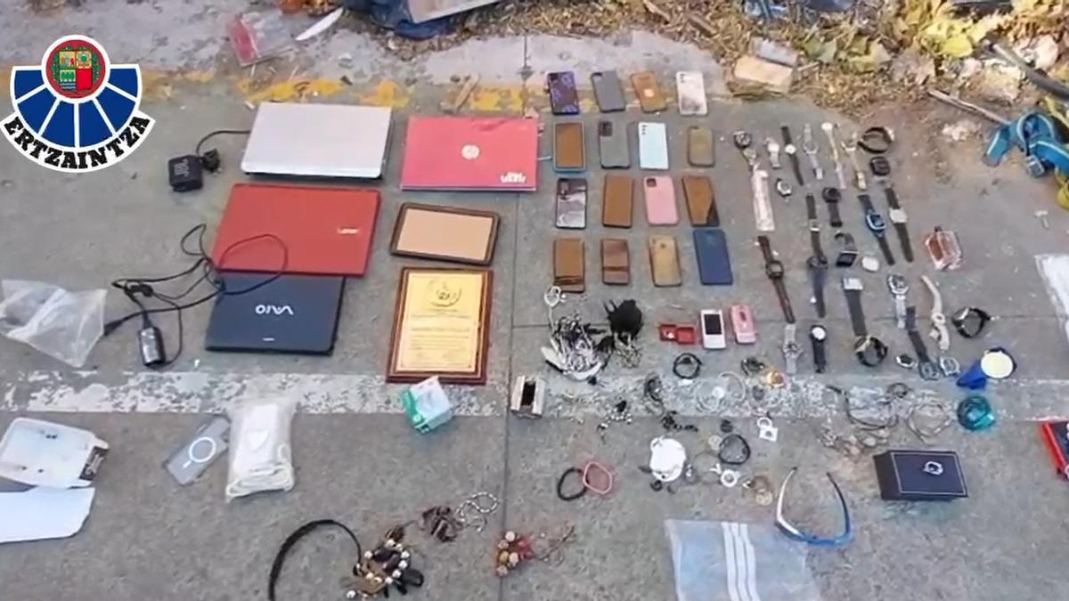 Material incautado en URSSA y EGA