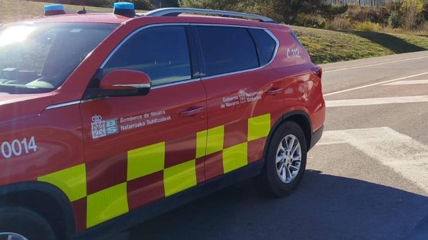 Tres heridos en un choque entre dos vehículos en Santacara