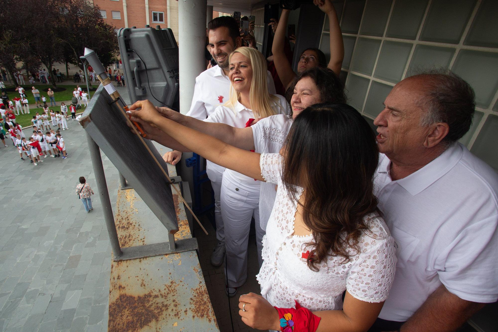 Fotos del cohete de fiestas de Zizur 2025