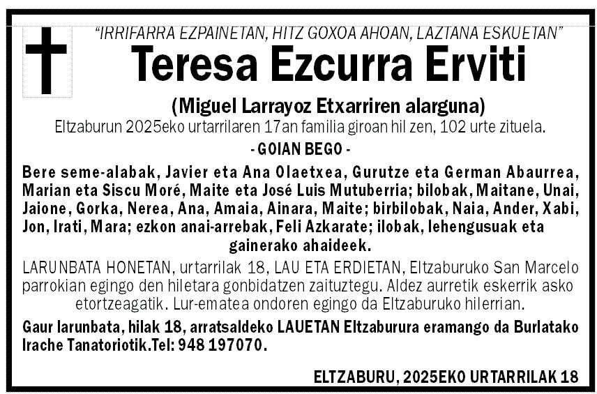 Teresa Ezcurra Erviti