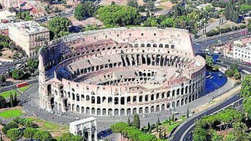 Vista del Coliseo, uno de los lugares más visitados del mundo.