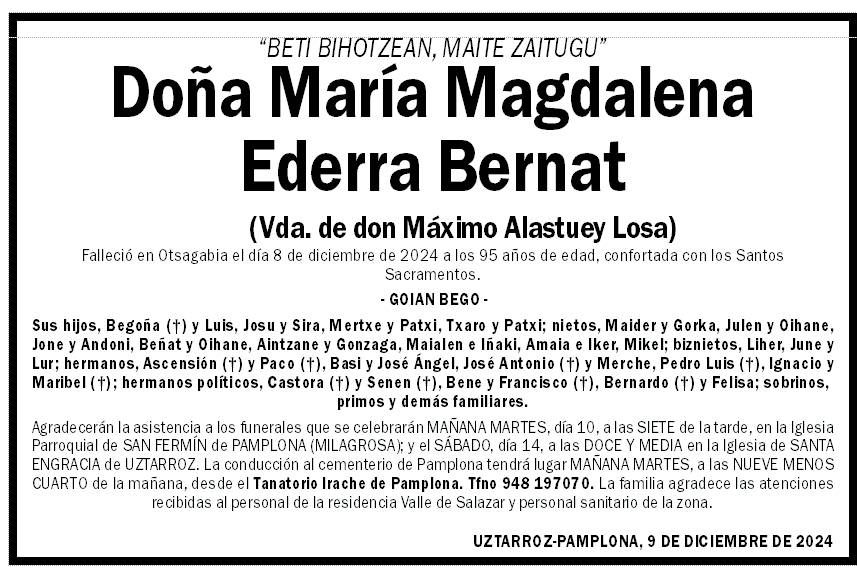 María Magdalena Ederra Bernat