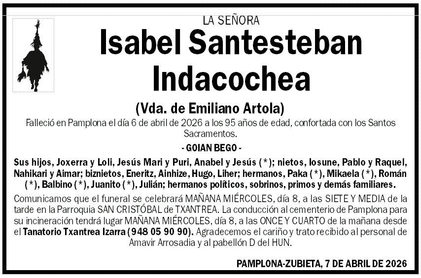 Isabel Santesteban Indacochea