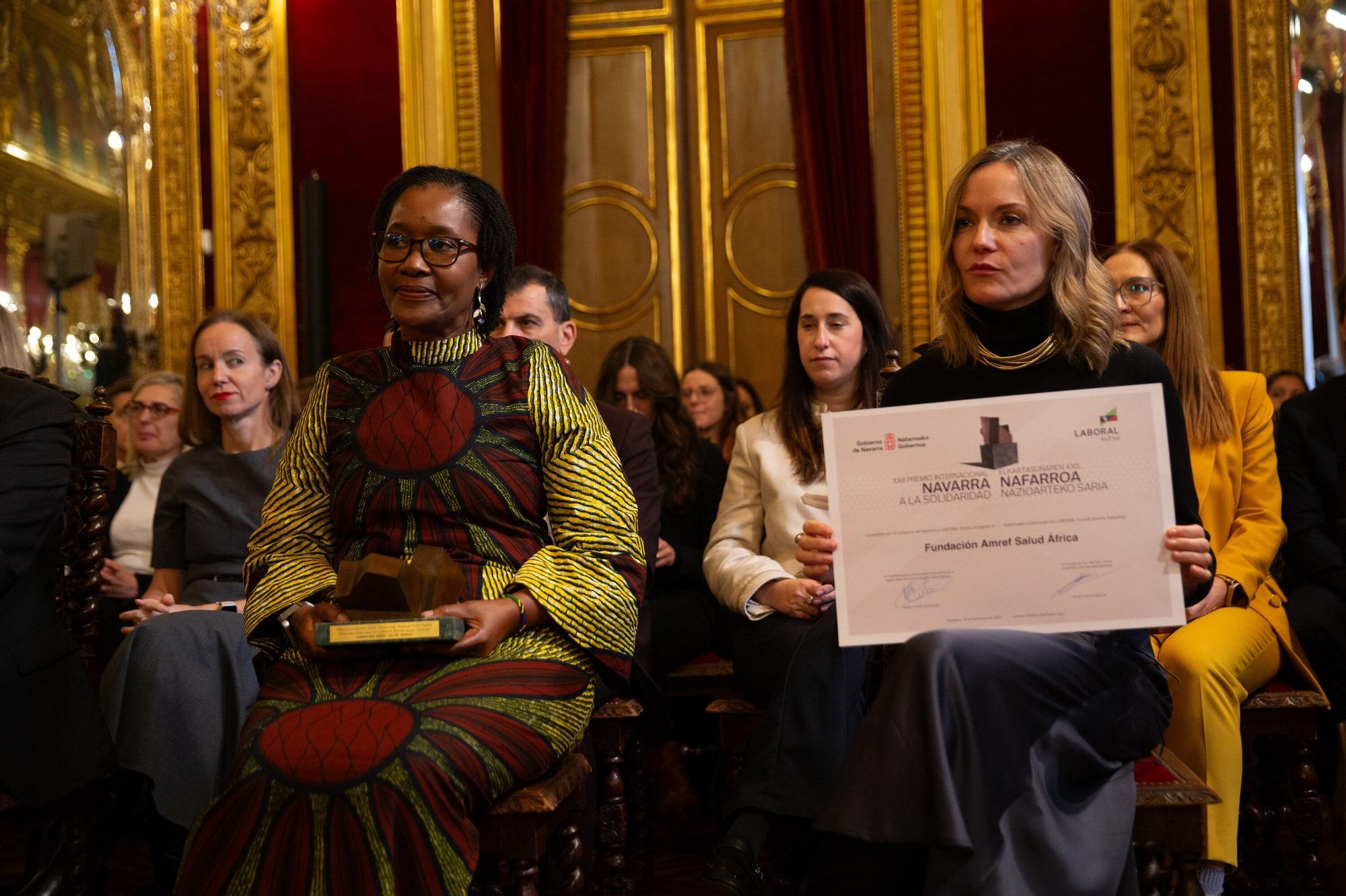 XXII Premio Internacional Navarra a la Solidaridad a la Fundación Amref Salud África