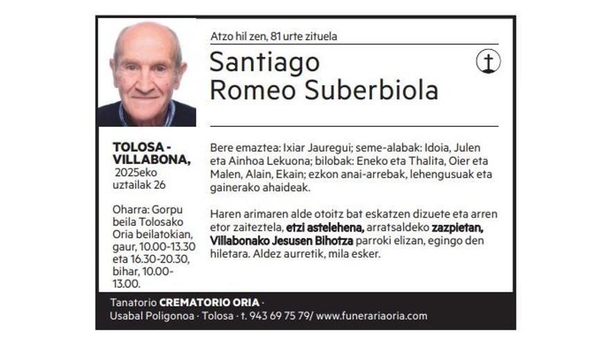 Santiago Romeo Suberbiola
