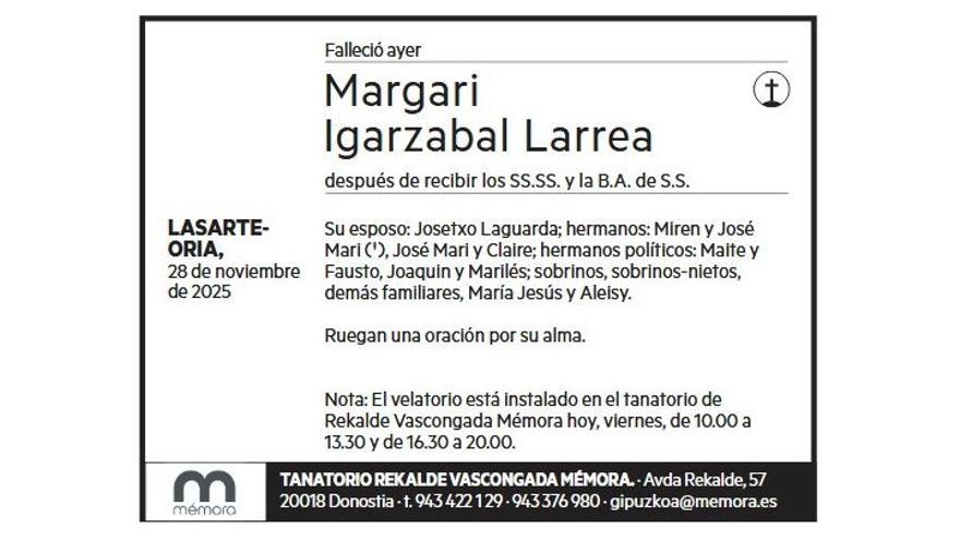 MARGARI IGARZABAL LARREA