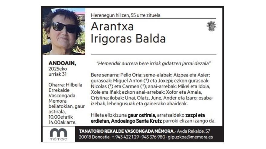 Arantxa Irigoras Balda