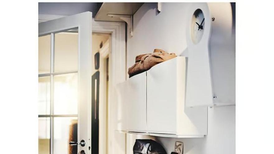 Vista del armario zapatero Trones de Ikea