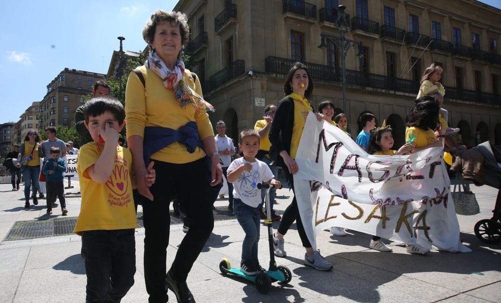 Manifestación de la Plataforma 0-3 de Navarra