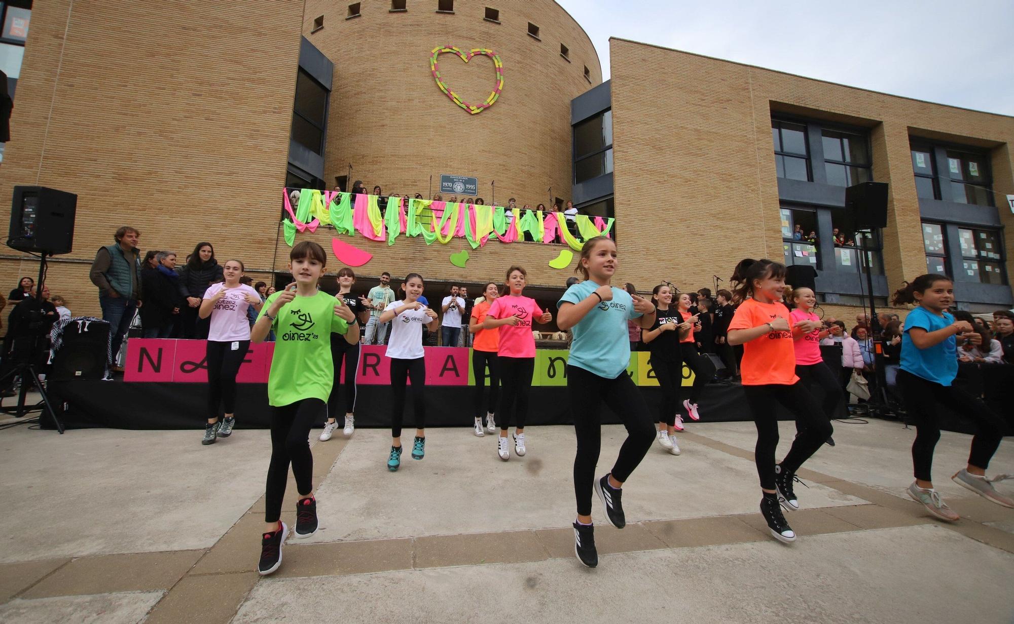 Fotos: Nafarroa Oinez 2025 en la ikastola Paz de Ziganda de Villava - Atarrabia