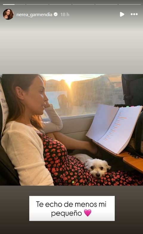 Nerea Garmendia junto a Coco