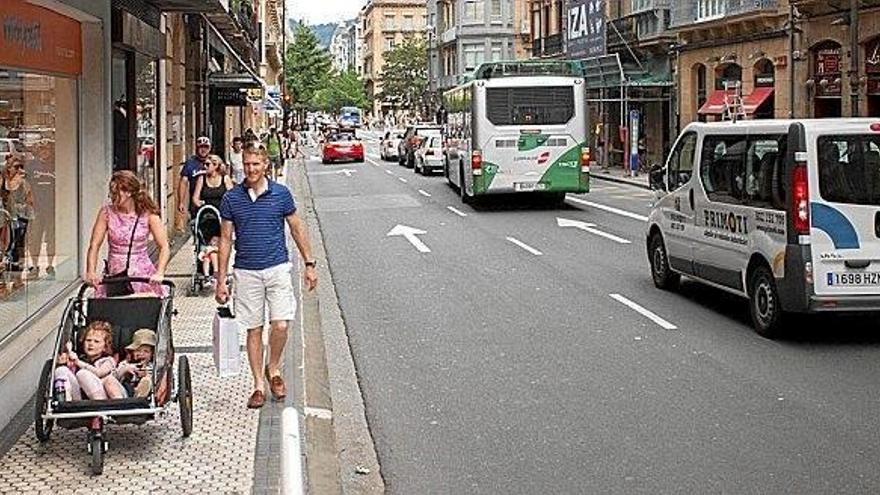Las aceras estrechas de San Martín pasarán a tener más de tres metros