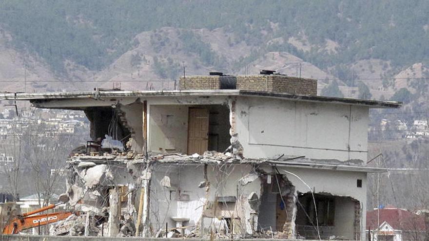 Demolición del complejo donde Osama Bin Laden pasó sus últimos años.