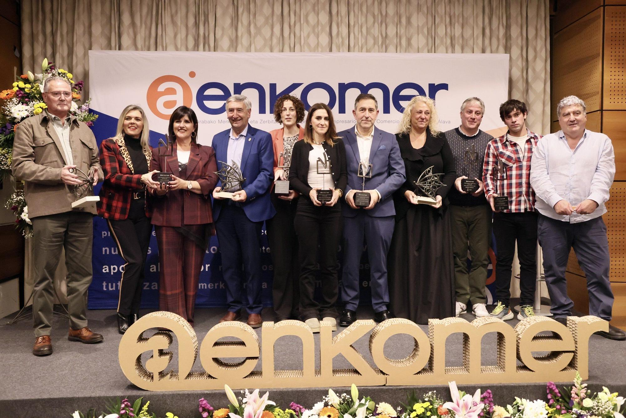 En imágenes: Premios Aenkomer al Comercio y Servicios de Álava