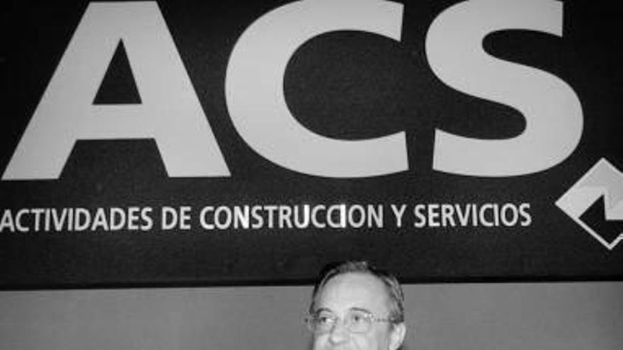 Florentino Pérez, presidente de la constructora ACS.