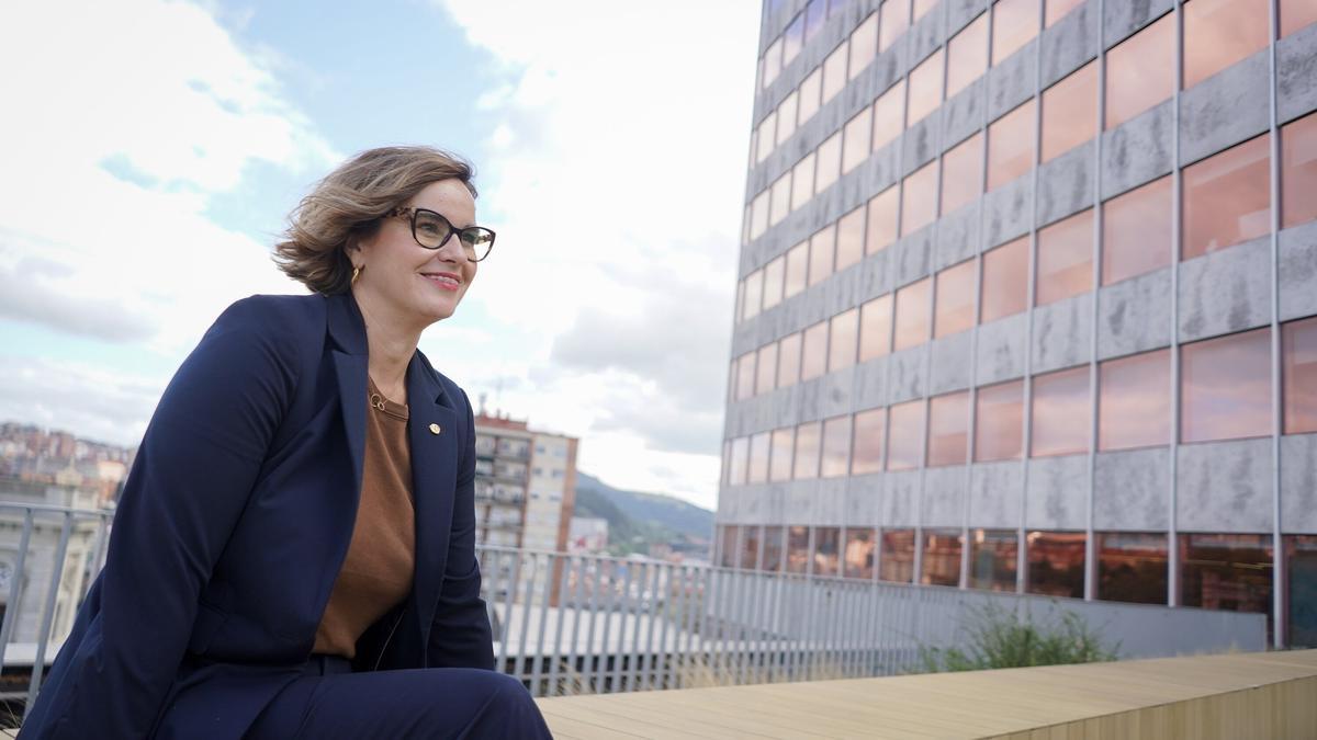 La diputada general de Bizkaia, Elixabete Etxanobe.