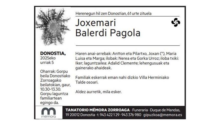 Joxemari Balerdi Pagola