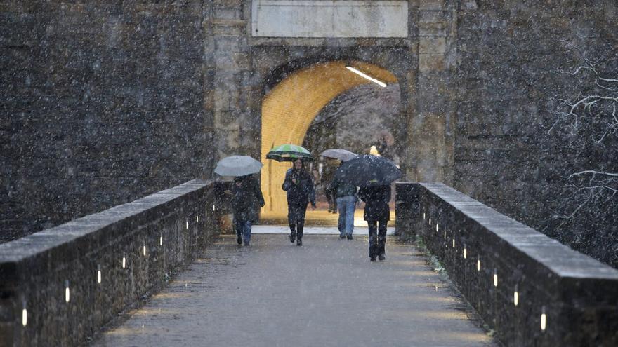Nieve en Navarra y Pamplona: última hora de la previsión de AEMET