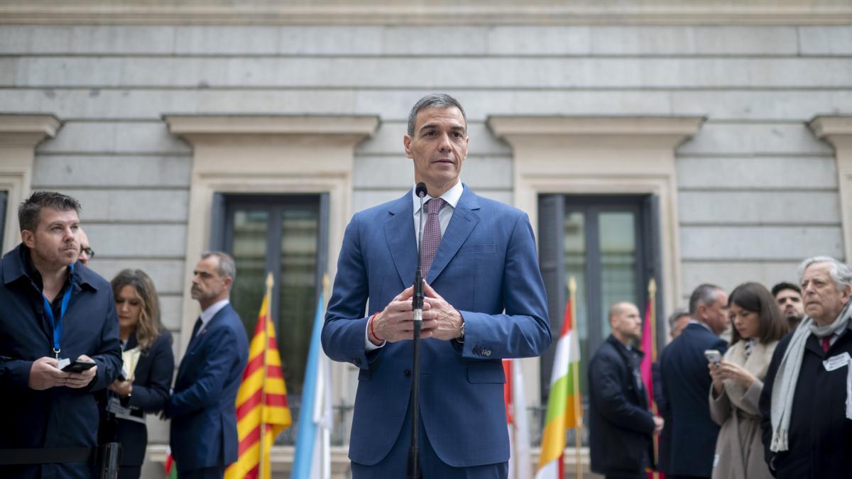 El presidente del Gobierno, Pedro Sánchez