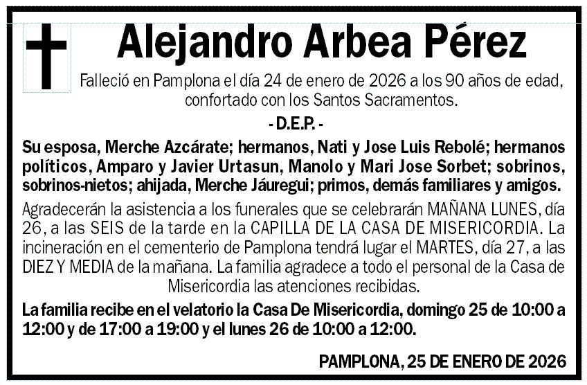 Alejandro Arbea Pérez