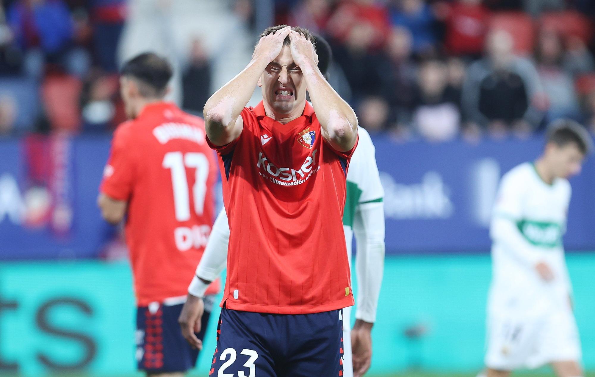 Las mejores imágenes del Osasuna-Elche