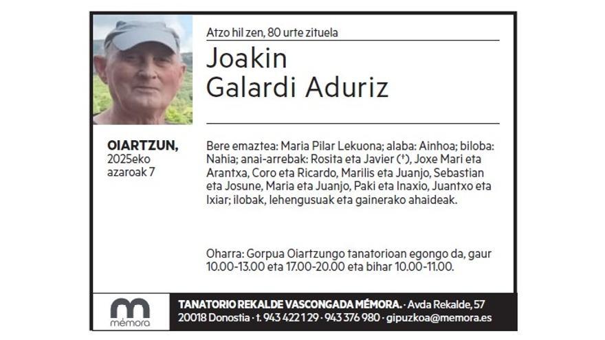 JOAKIN GALARDI ADURIZ