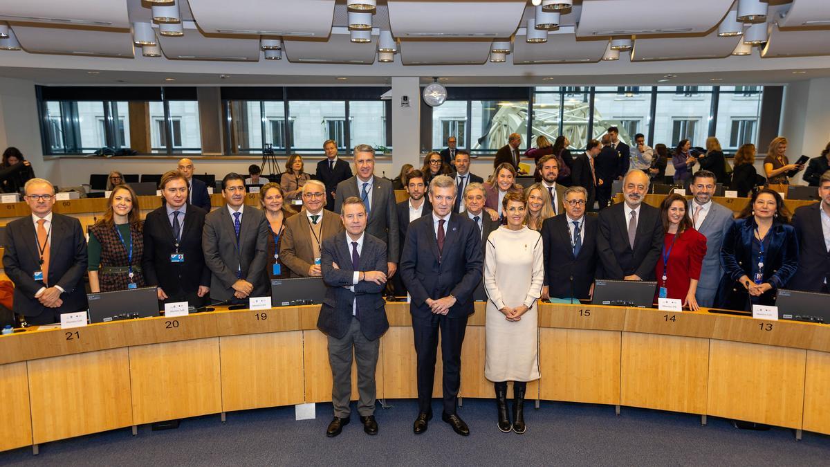 Miembros de la delegación española del Comité Europeo de las Regiones. Fotografía: Unión Europea.