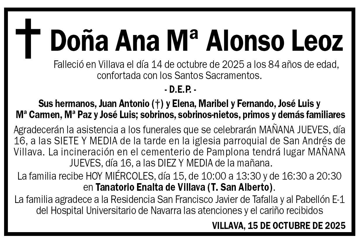 Ana Mª Alonso Leoz