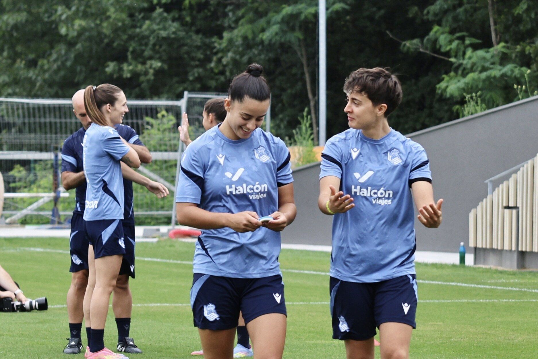 Primer entrenamiento de la Real femenino